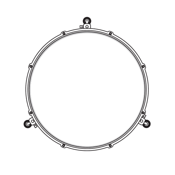 14" Tom de piso