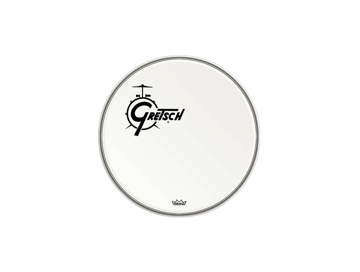 Gretsch GRDHCW24O 24 Offset Logo Bass Drum Head Coated